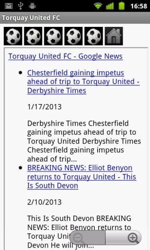 Torquay United FC News 2012截图1