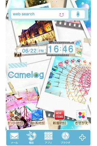 空色PhotoCamelog for HOMEきせかえ截图2