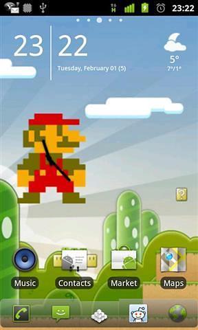 Mario Clock截图2