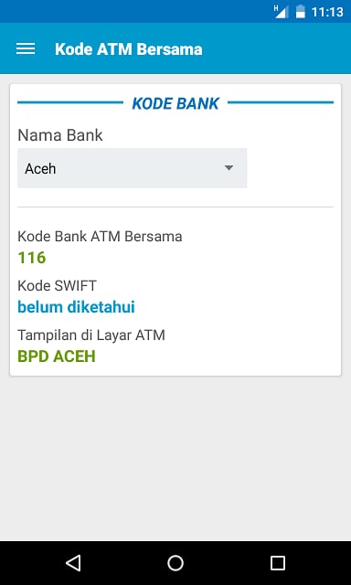 Kode ATM Bersama截图7