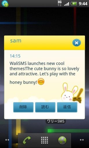 Wali SMS Theme:Honey Bunny截图3