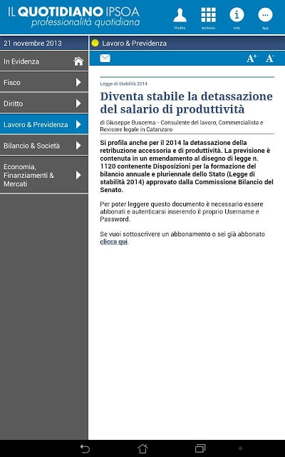 Notizie Quotidiano Ipsoa截图8