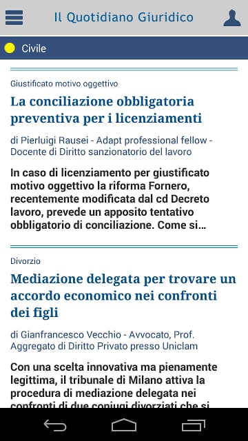 Notizie Quotidiano Giuridico截图9