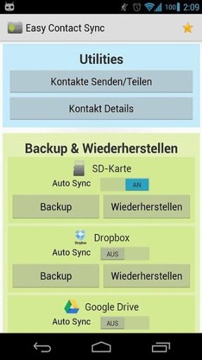 Easy Contact Sync (Backup)截图3