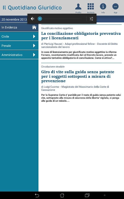 Notizie Quotidiano Giuridico截图8