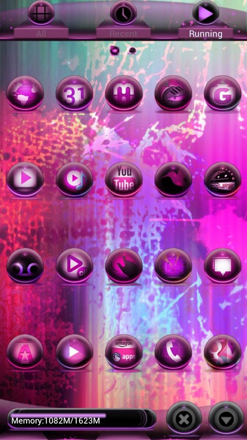 Pink Nexus Q GO Launcher Theme截图5