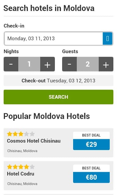 Moldova Hotels截图3