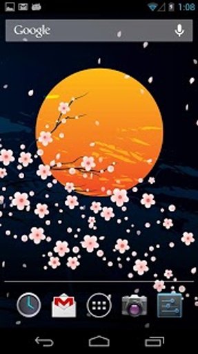 Moon&amp;Sakura Live Wallpaper截图8