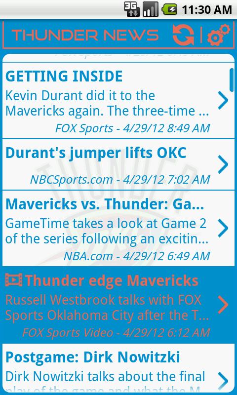 Oklahoma City Thunder News截图3