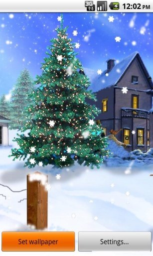 Snowy Christmas Wallpaper1截图2