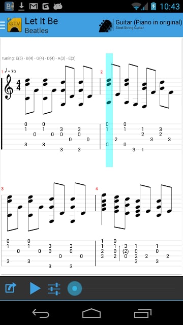 Guitar Tab Viewer截图2