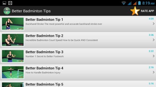 Better Badminton Tips截图5