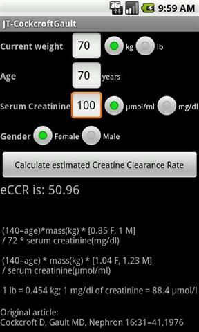 肌酐清除率截图3