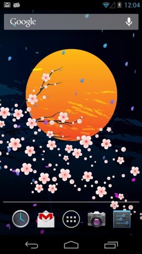 Moon&amp;Sakura Live Wallpaper截图7