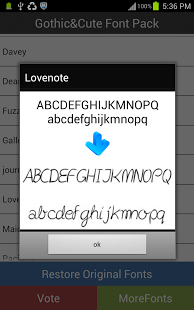Gothic&amp;Cute Font For Galaxy截图2