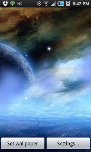 Space Clouds Live Wallpaper截图4