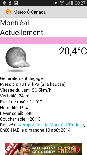 M&eacute;t&eacute;o au Canada截图5