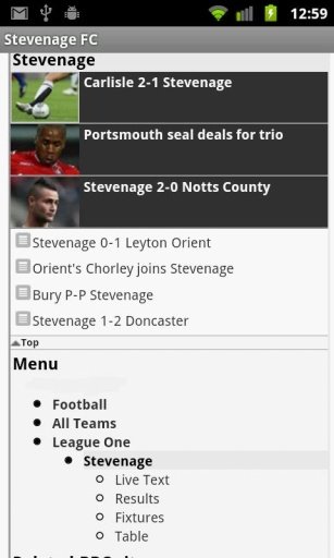 Stevenage FC News截图1