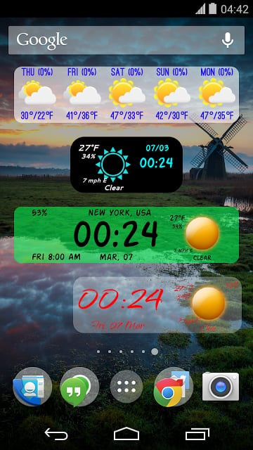 FancyClock Widget Free截图5