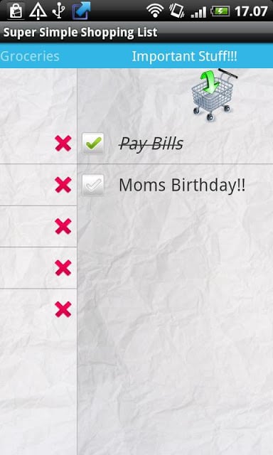 Super Simple Shopping List截图2
