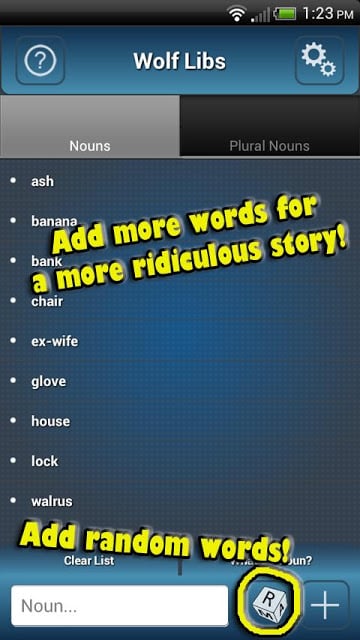 Wolf Libs (Mad Libs)截图2