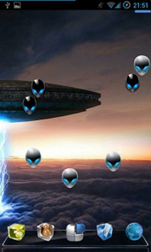 Alien UFO Live Wallpaper截图4