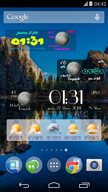 FancyClock Widget Free截图6