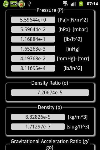 Atmospheric Calculator截图2