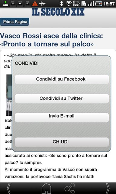 Il Secolo XIX RSS截图4