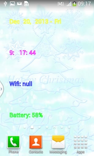 Christmas Digital Clock截图7