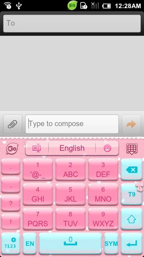 Pink Memories Keyboard Theme截图6