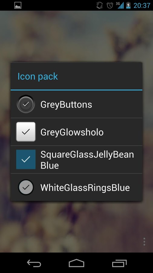 RoundGlassBlue icon theme截图2