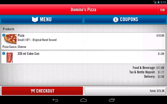 Domino's Pizza Canada截图5