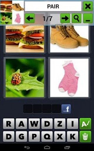 4 Pics 1 Word Floating Answers截图2