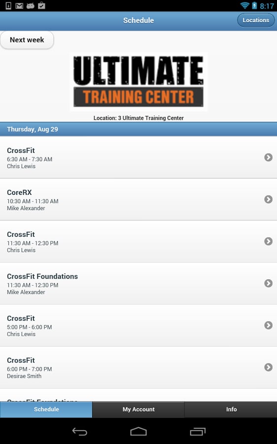 Ultimate Training Center截图2