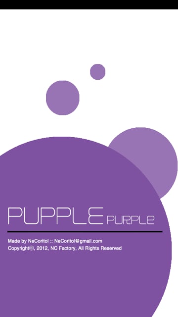 PUPPLE Purple Kakaotalk theme截图2