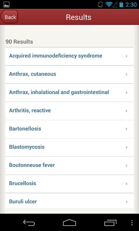 IDdx: Infectious Diseases截图6