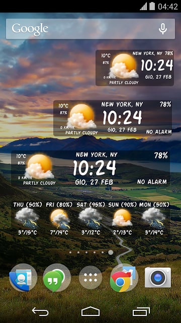 FancyClock Widget Free截图7