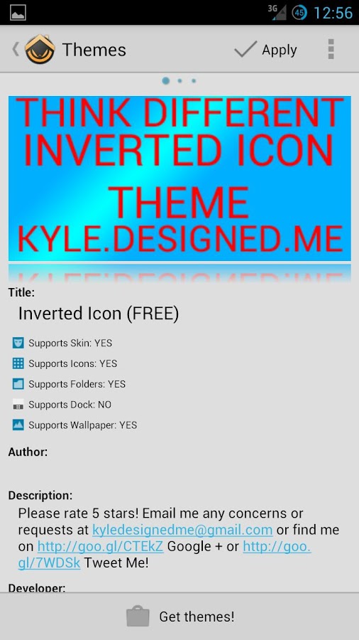 Inverted Icon THEME ★FREE★截图7