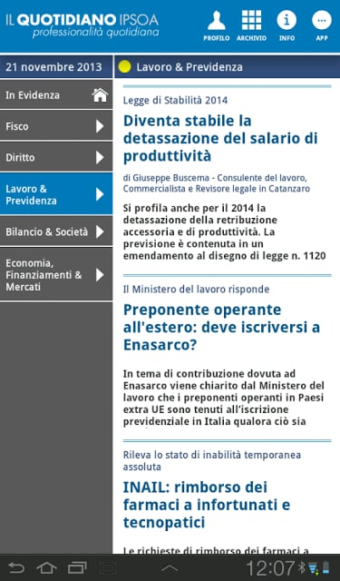 Notizie Quotidiano Ipsoa截图4