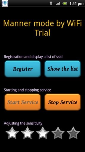 Manner mode by WiFi Trial截图2