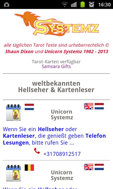 t&auml;gliche tarot Karte截图9