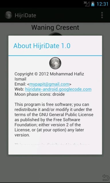 Islamic Hijri Date截图1