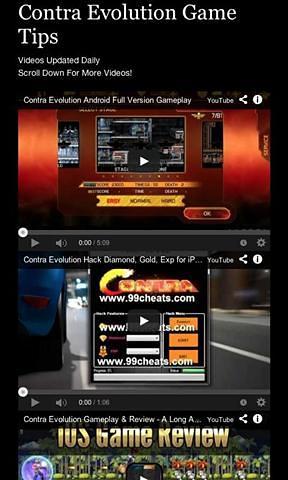 Contra Evolution Tips截图1