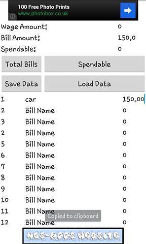 The Bill Tracker截图1