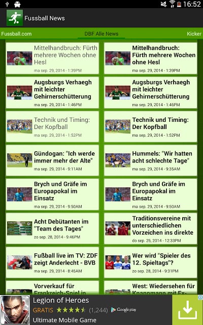 Fu&szlig;Ball News截图3