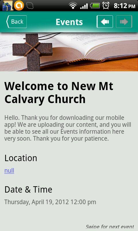 New Mt Calvary Church截图1