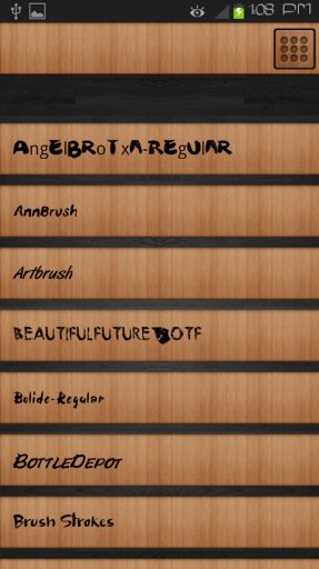 Brush Font Style截图1