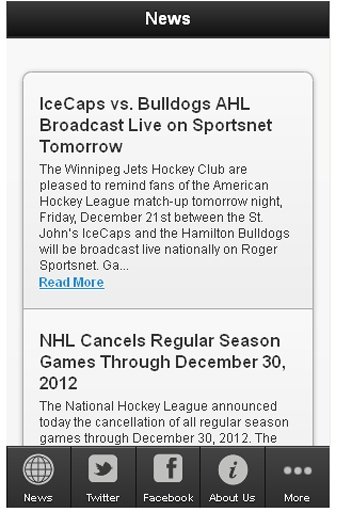 Winnipeg Hockey Fan App截图2