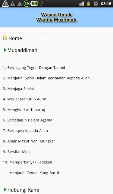 Nasihat Untuk Wanita Muslimah截图3